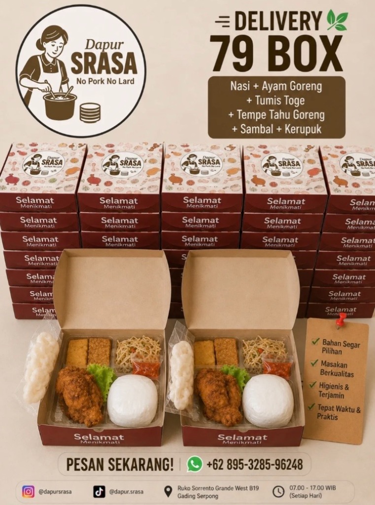 Pesanan 79 Box - Ayam Goreng
