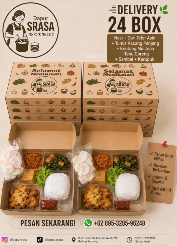 Pesanan 24 Box - Dori Telor Asin
