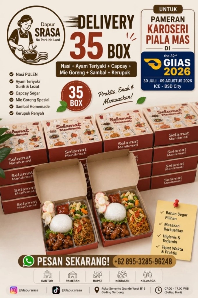 Pesanan 35 Box - Ayam Teriyaki (GIIAS)