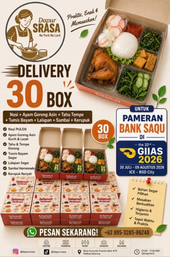 Pesanan 30 Box - Ayam Goreng Asin (GIIAS)