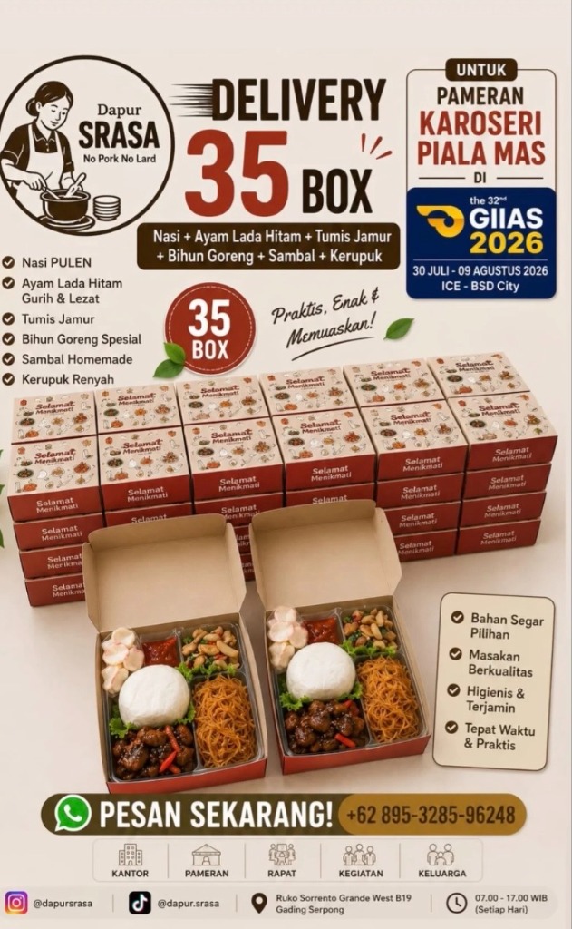 Pesanan 35 Box - Ayam Lada Hitam (GIIAS)