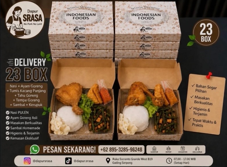 Pesanan 23 Box - Ayam Goreng