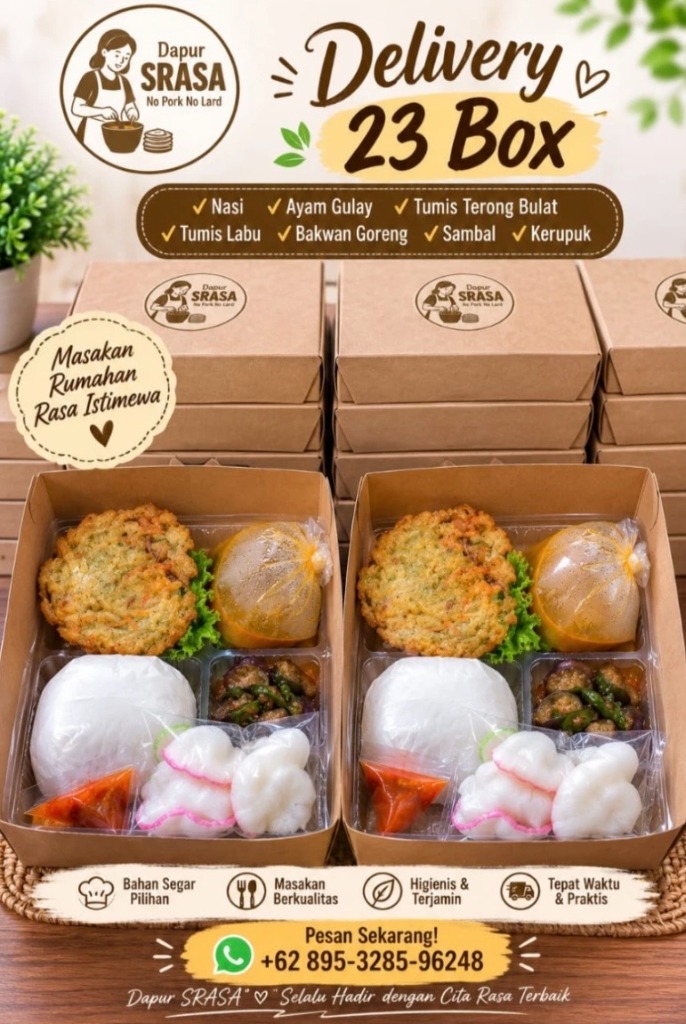 Pesanan 23 Box - Ayam Gulay