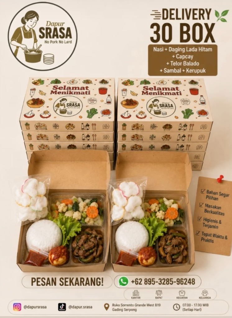 Pesanan 30 Box - Daging Lada Hitam